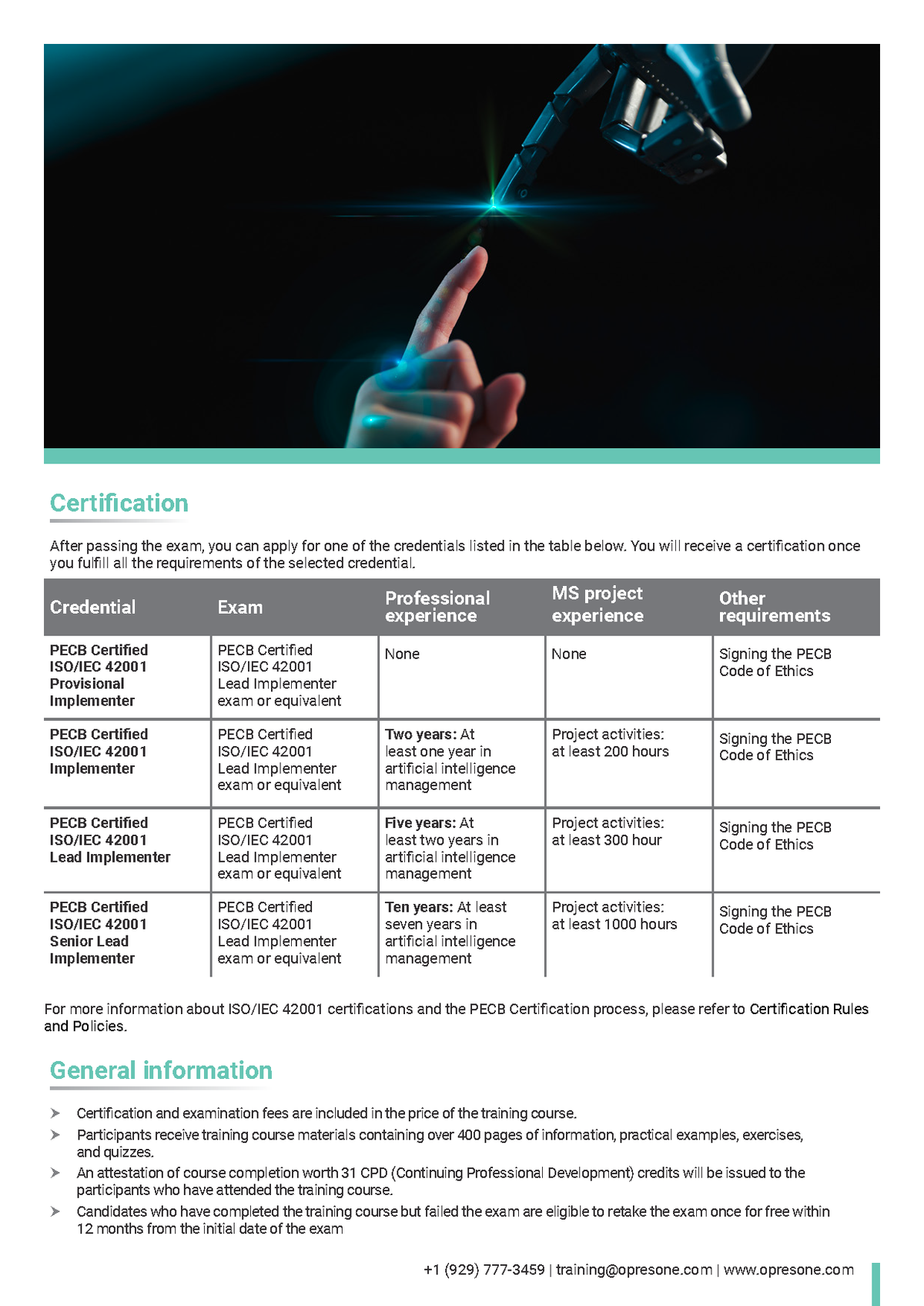 ISO 42001 Lead Implementer Certification Course