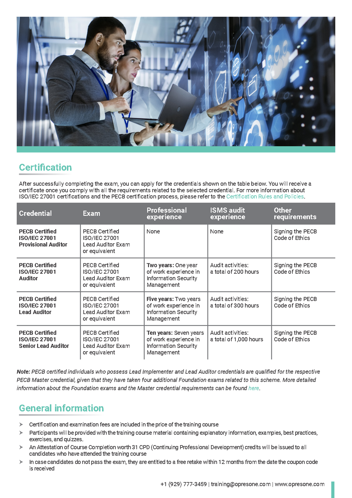 ISO 27001 Lead Auditor Certification Course