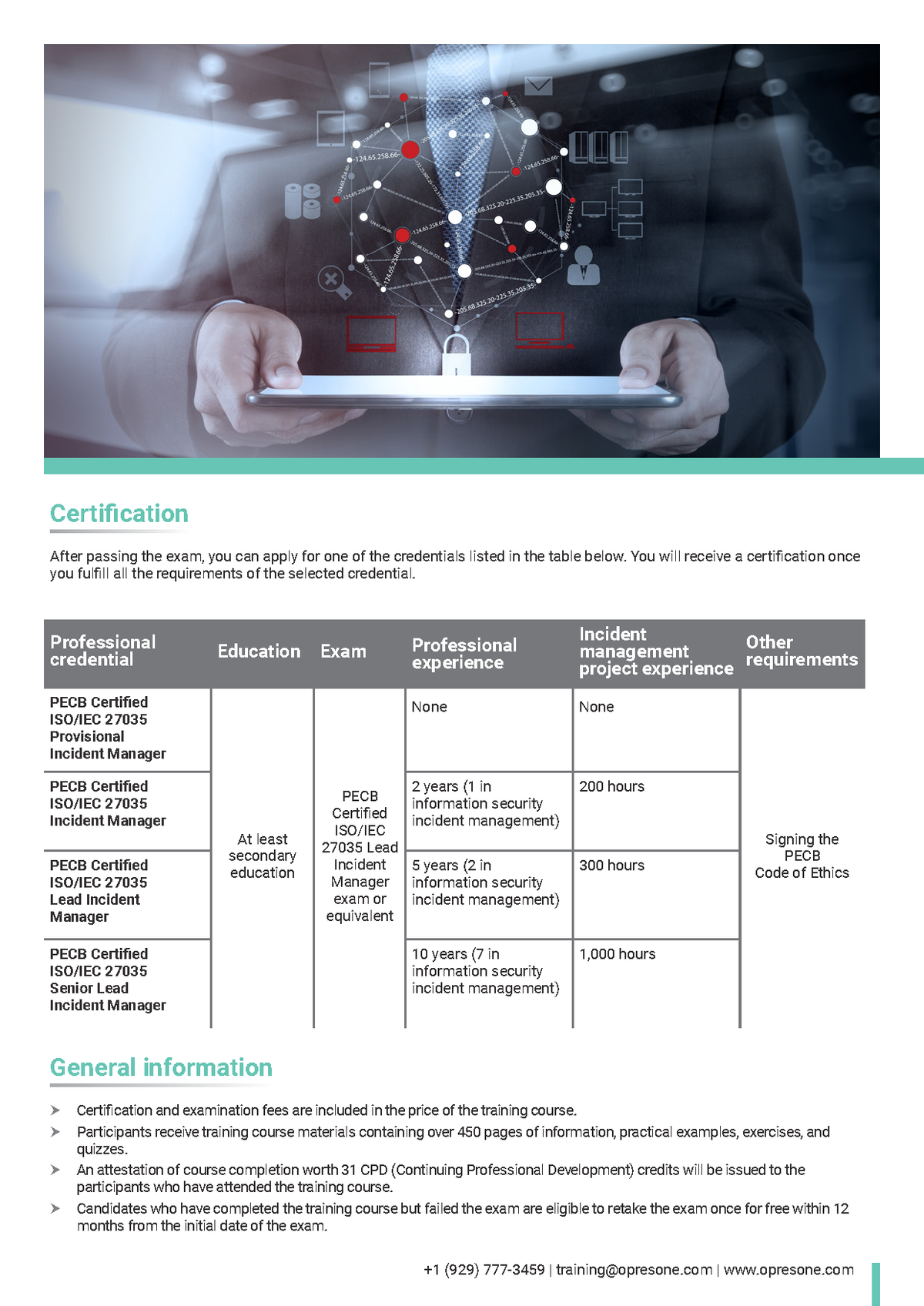 ISO 27035 Lead Incident Manager