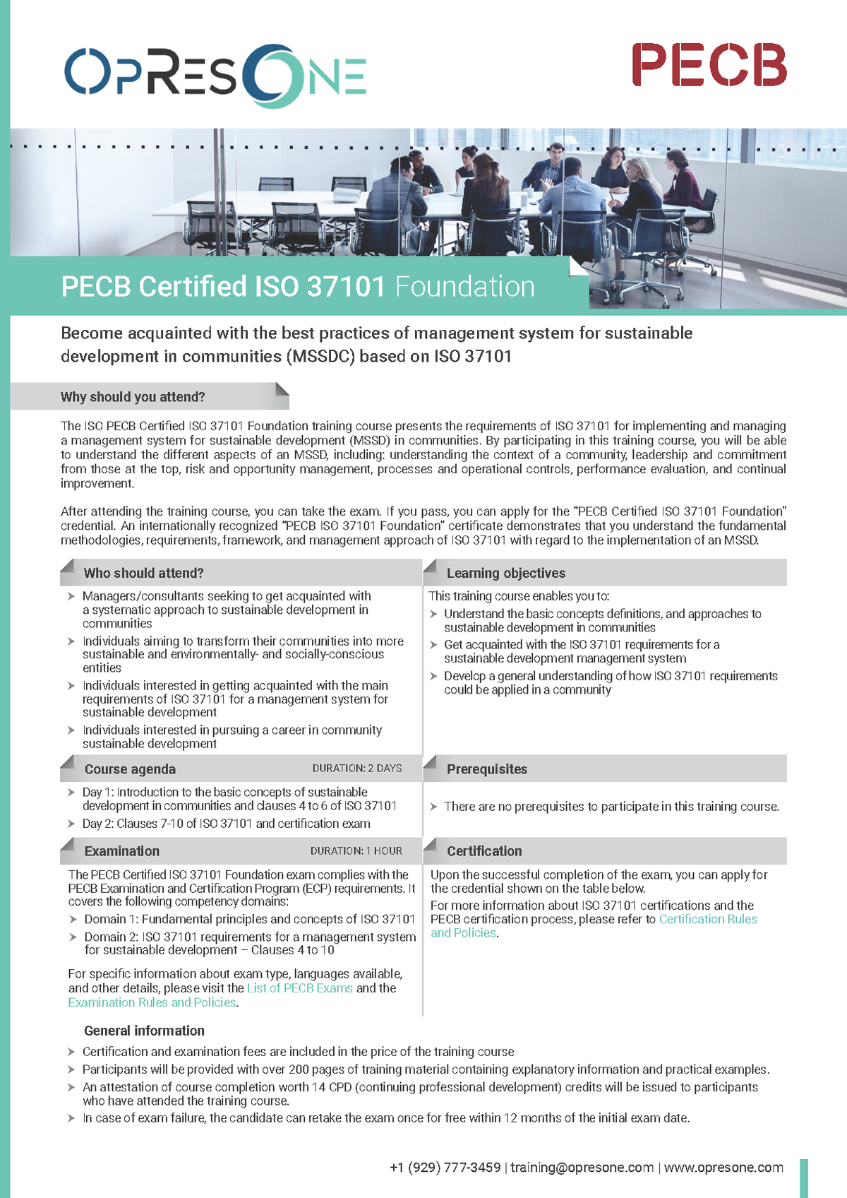 ISO 37101 Foundation Certification Course