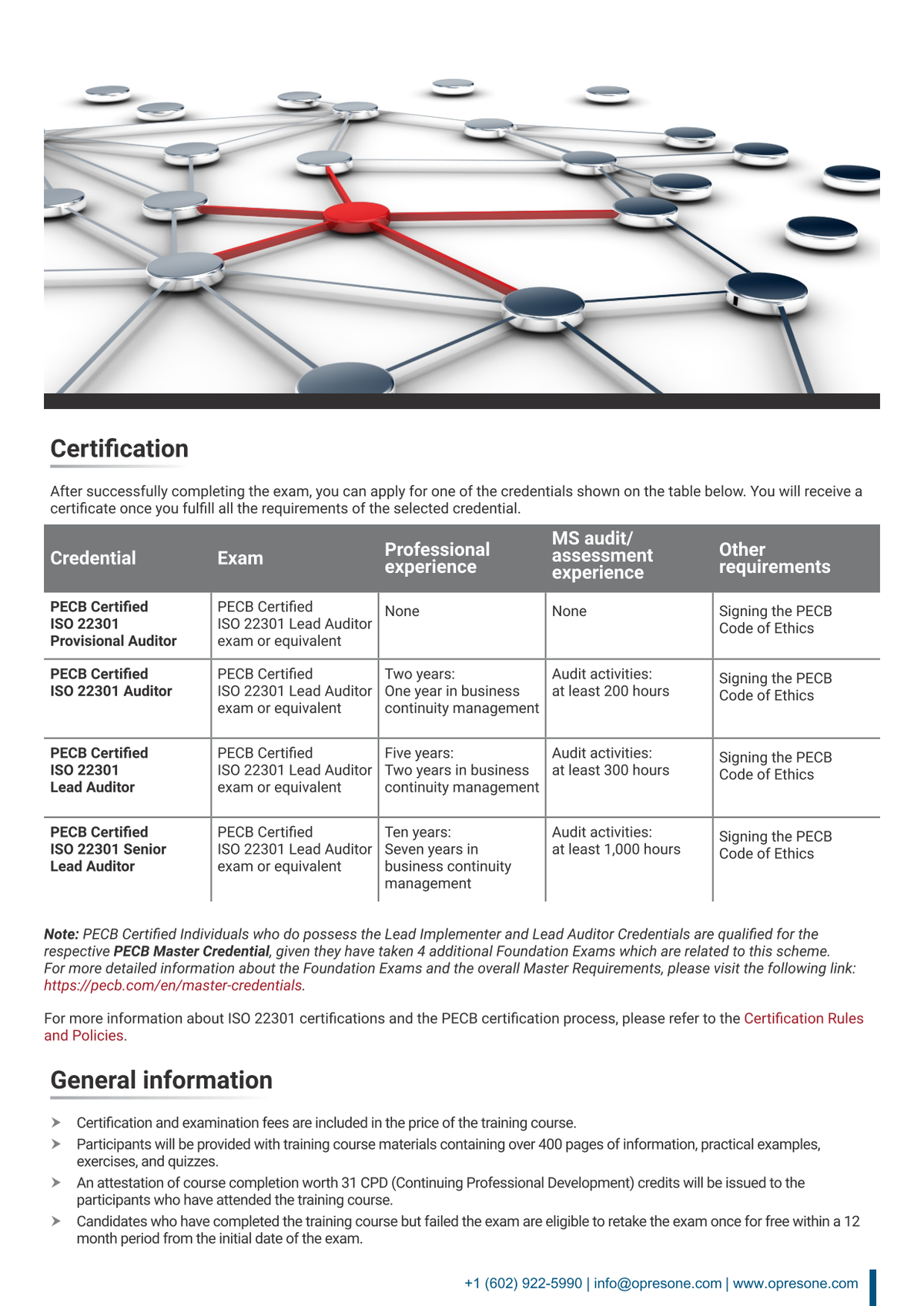 ISO 22301 Lead Auditor Certification Course