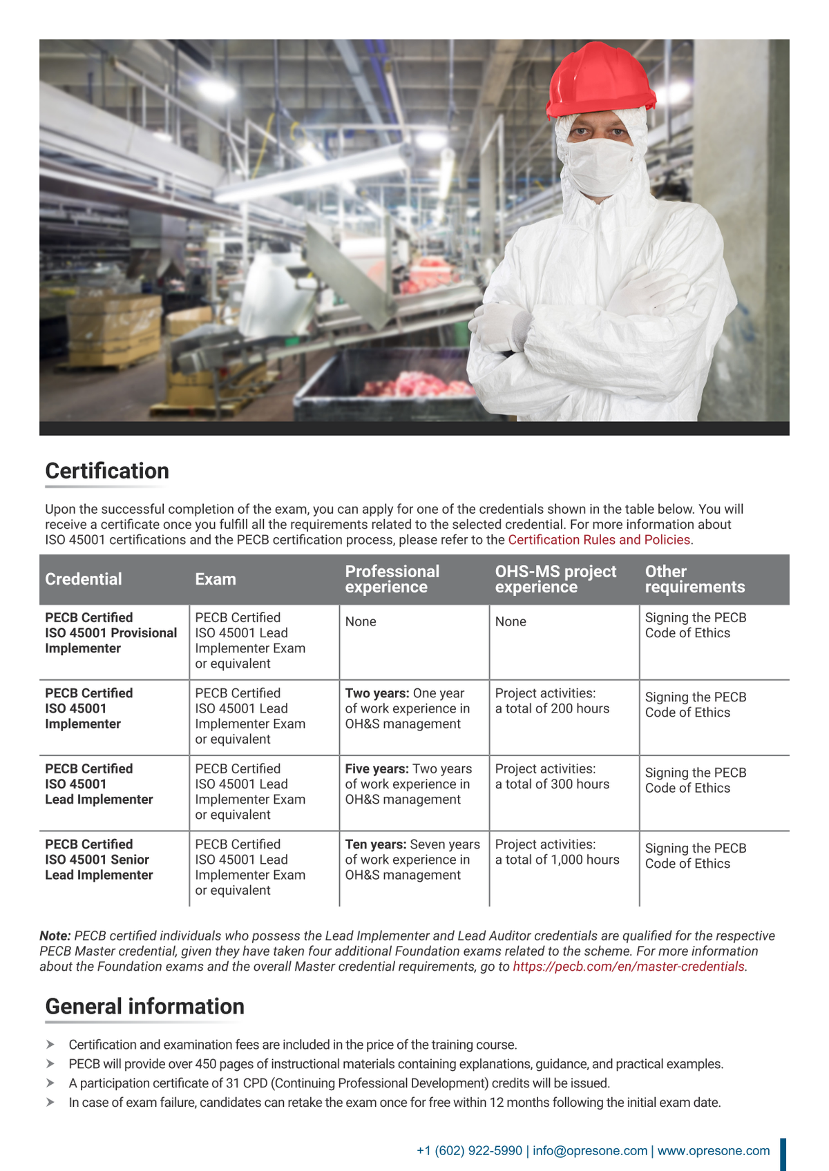 ISO 45001 Lead Implementer Certification Course