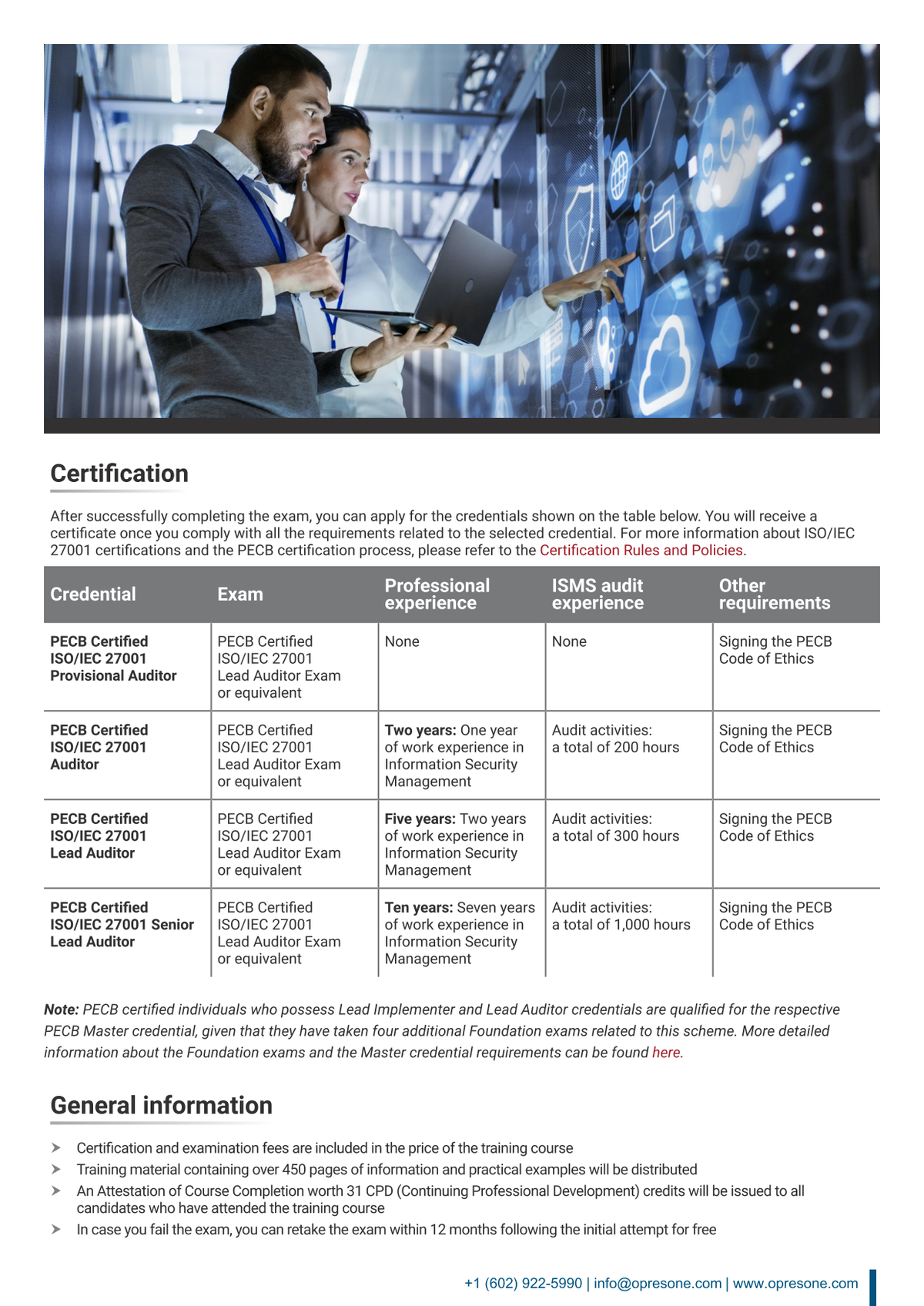 ISO 27001 Lead Auditor Certification Course