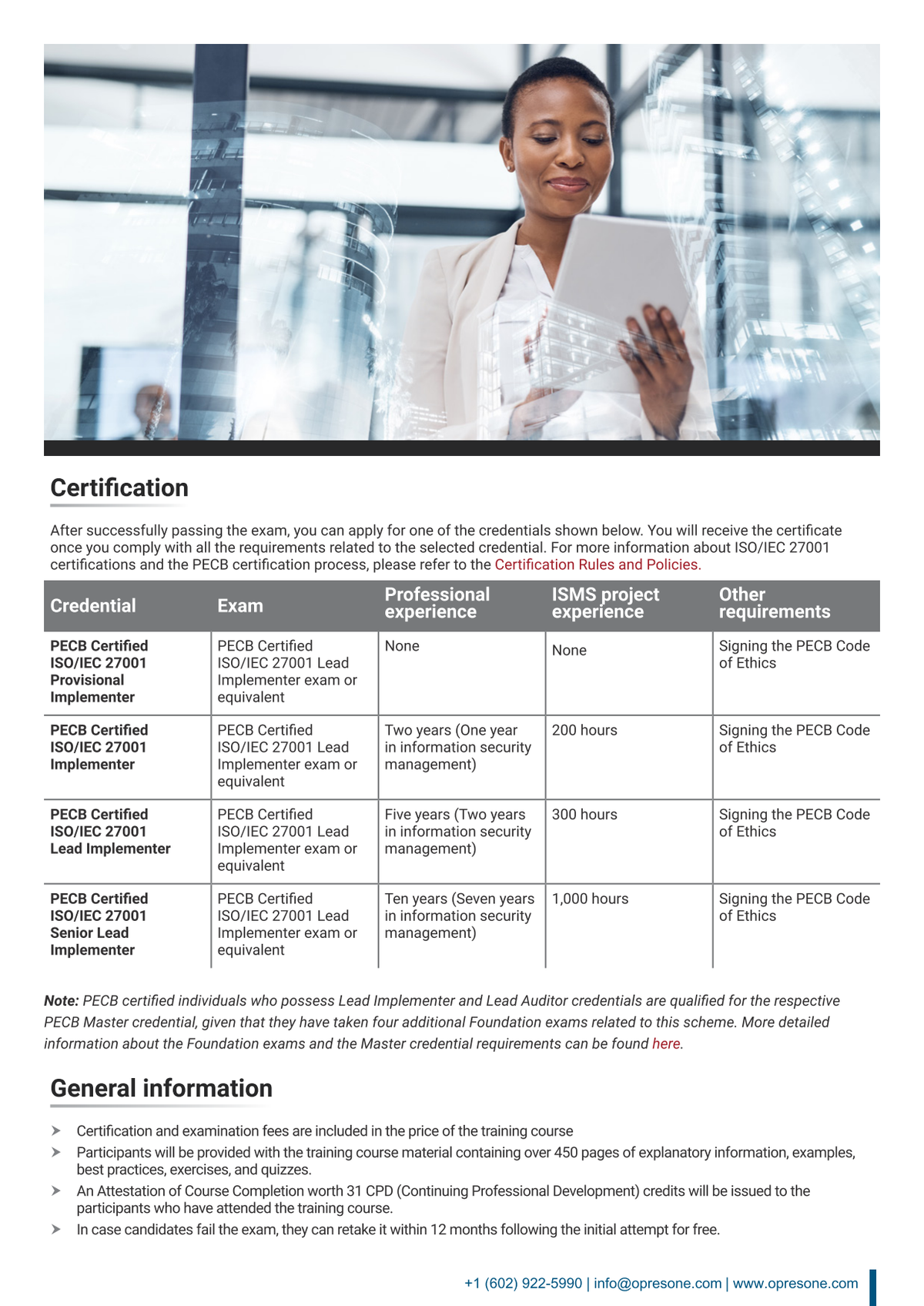 ISO 27001 Lead Implementer Certification Course
