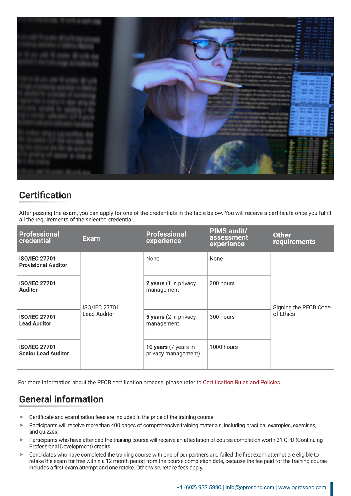 ISO/IEC 27701 Lead Auditor Certification Course