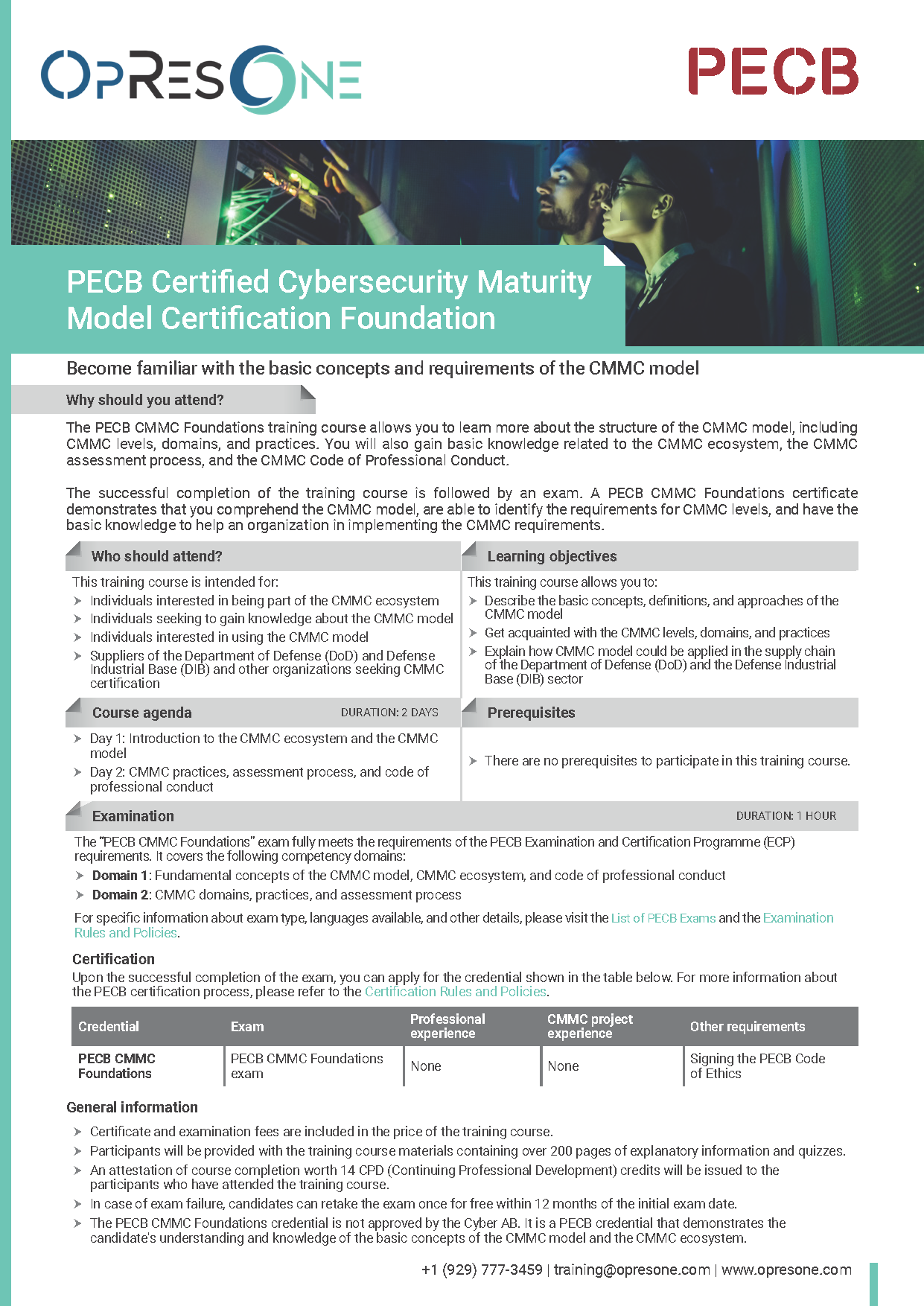 CMMC (Cybersecurity Maturity Model Certification) Foundations Course