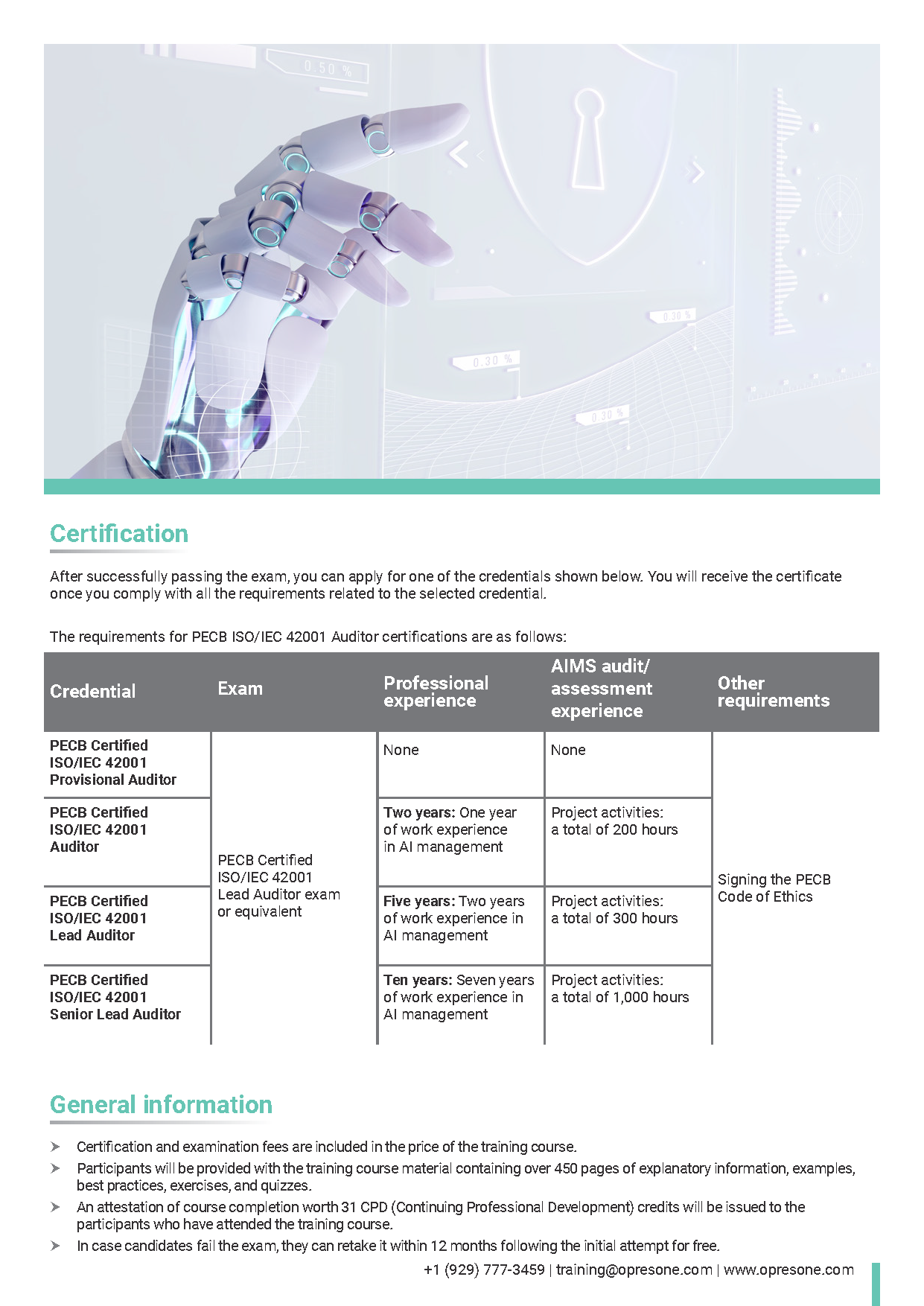 ISO 42001 Lead Auditor Certification Course