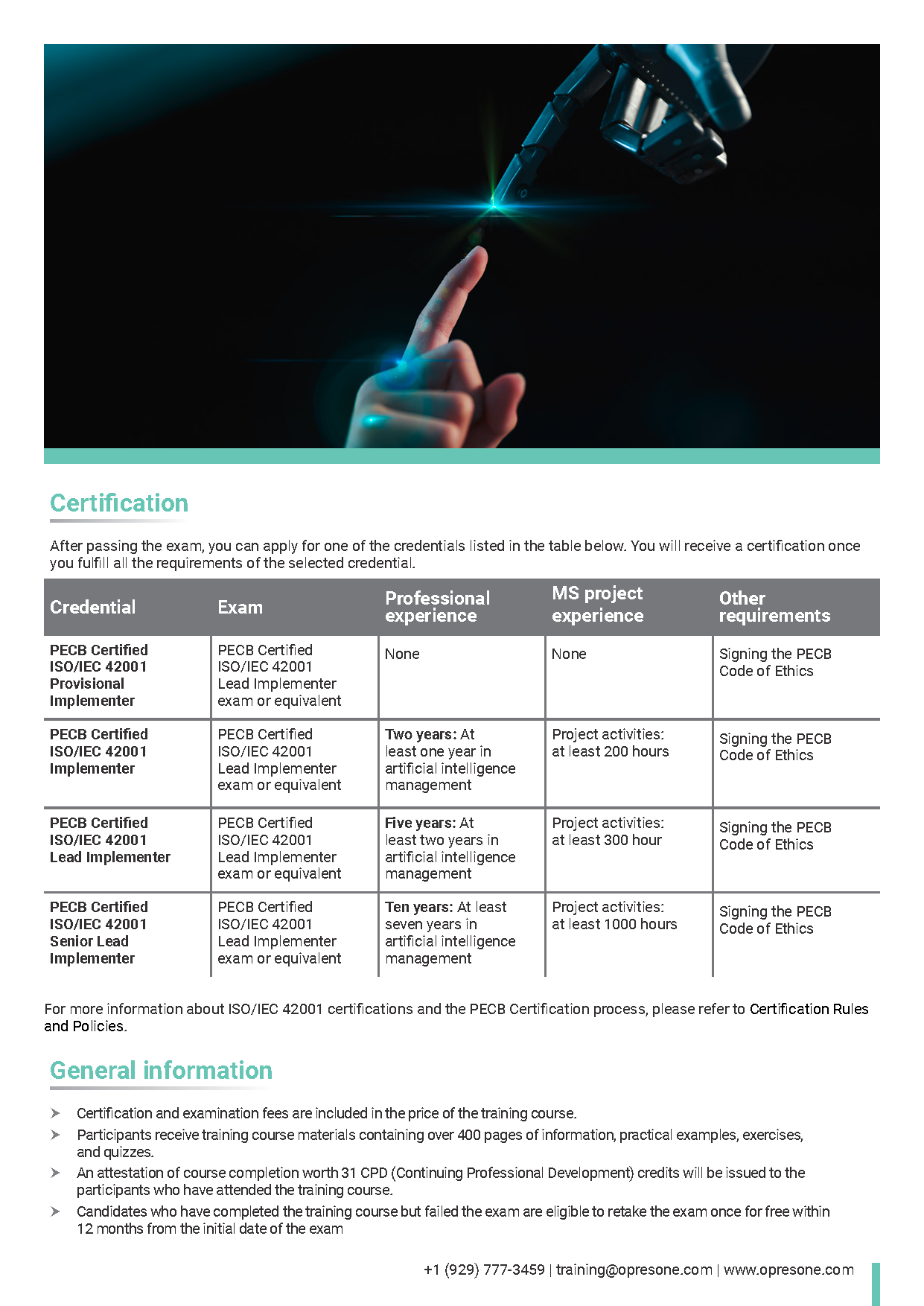 ISO 42001 Lead Implementer Certification Course