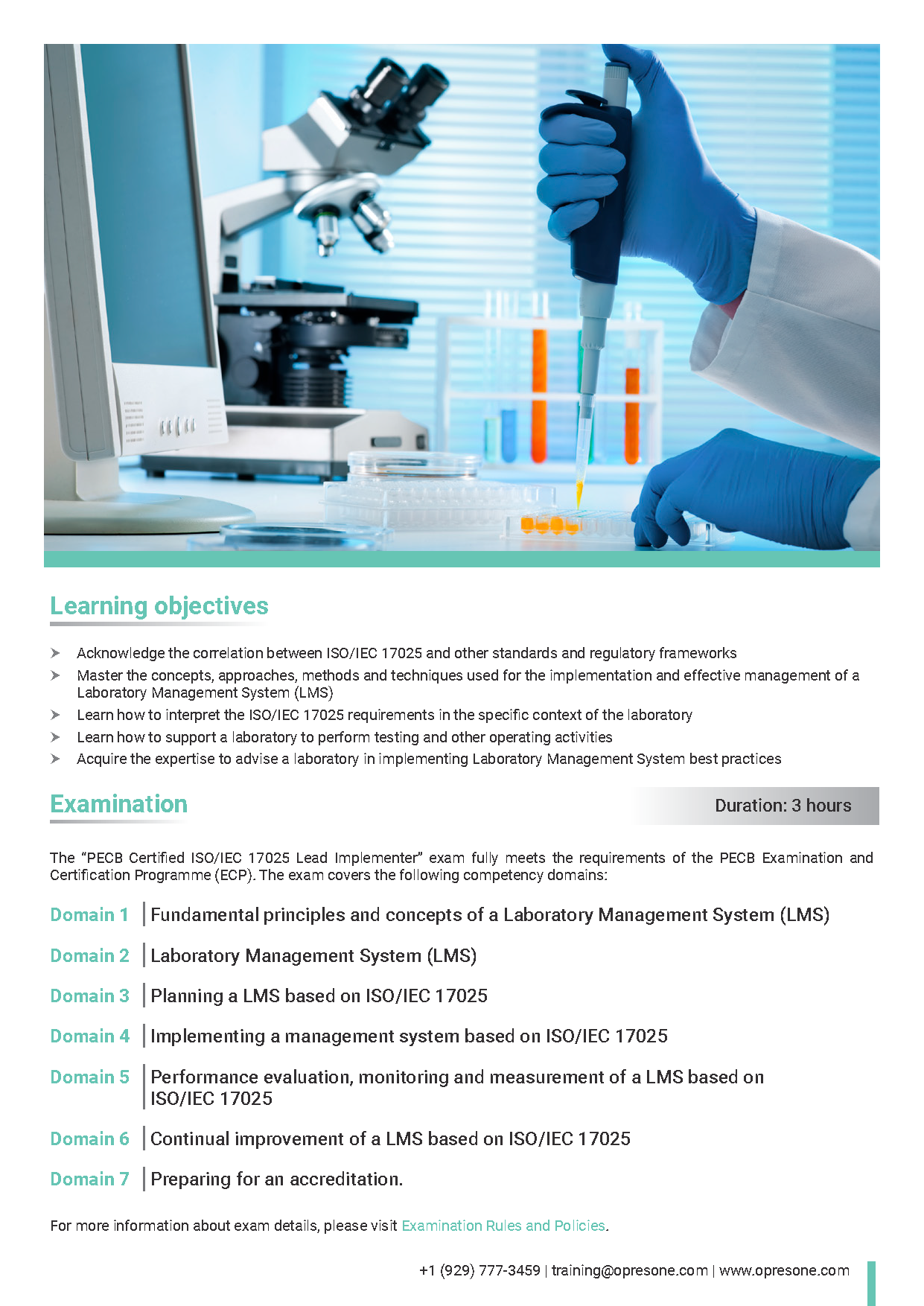 ISO/IEC 17025 Lead Implementer Certification Course