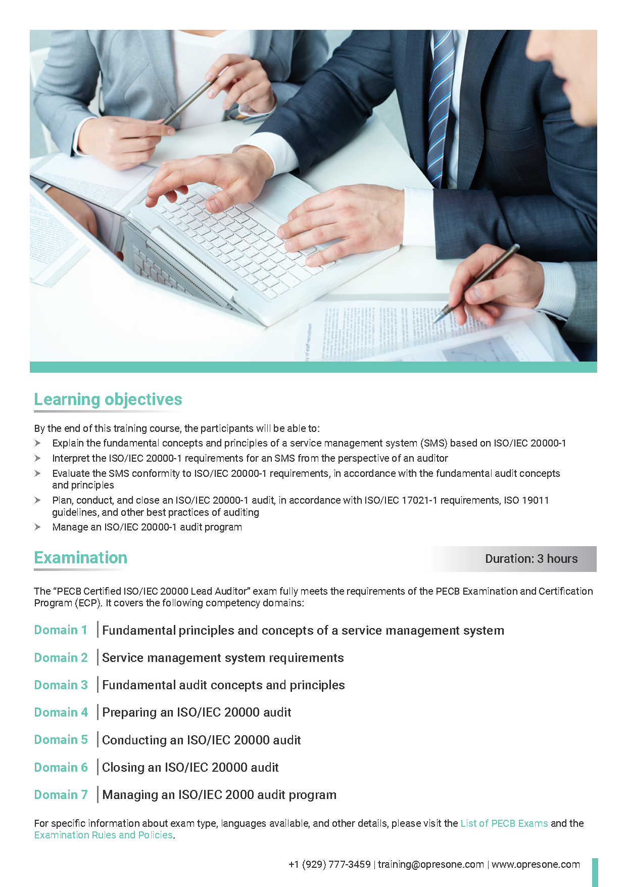 ISO/IEC 20000 Lead Auditor Certification Course