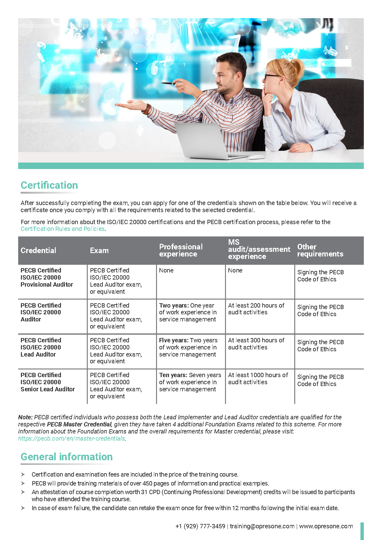 ISO/IEC 20000 Lead Auditor Certification Course