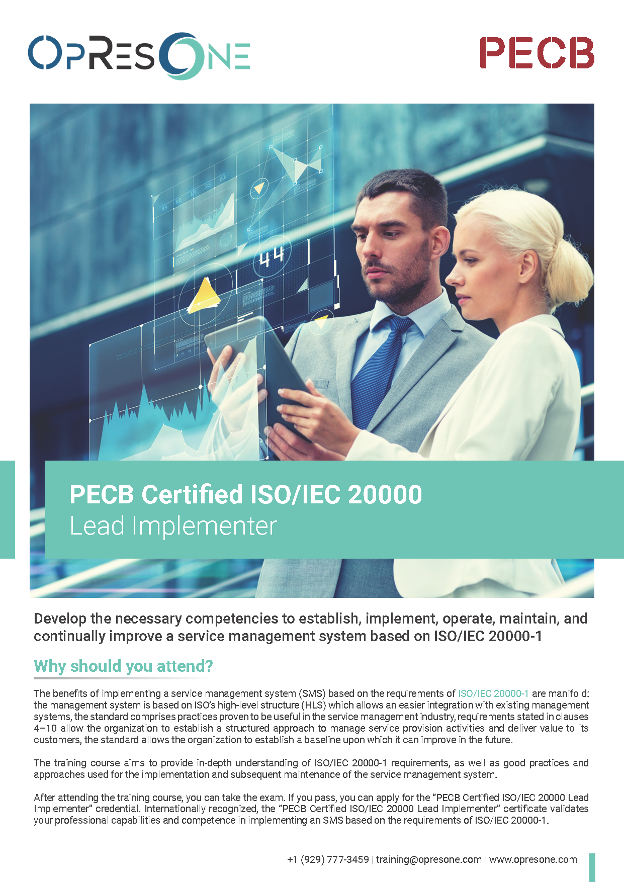 ISO/IEC 20000 Lead Implementer Certification Course