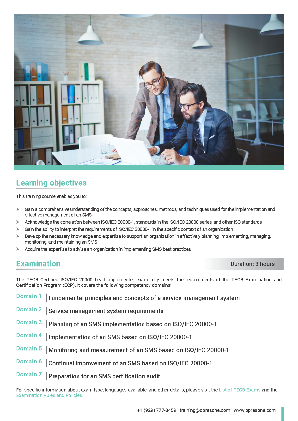 ISO/IEC 20000 Lead Implementer Certification Course