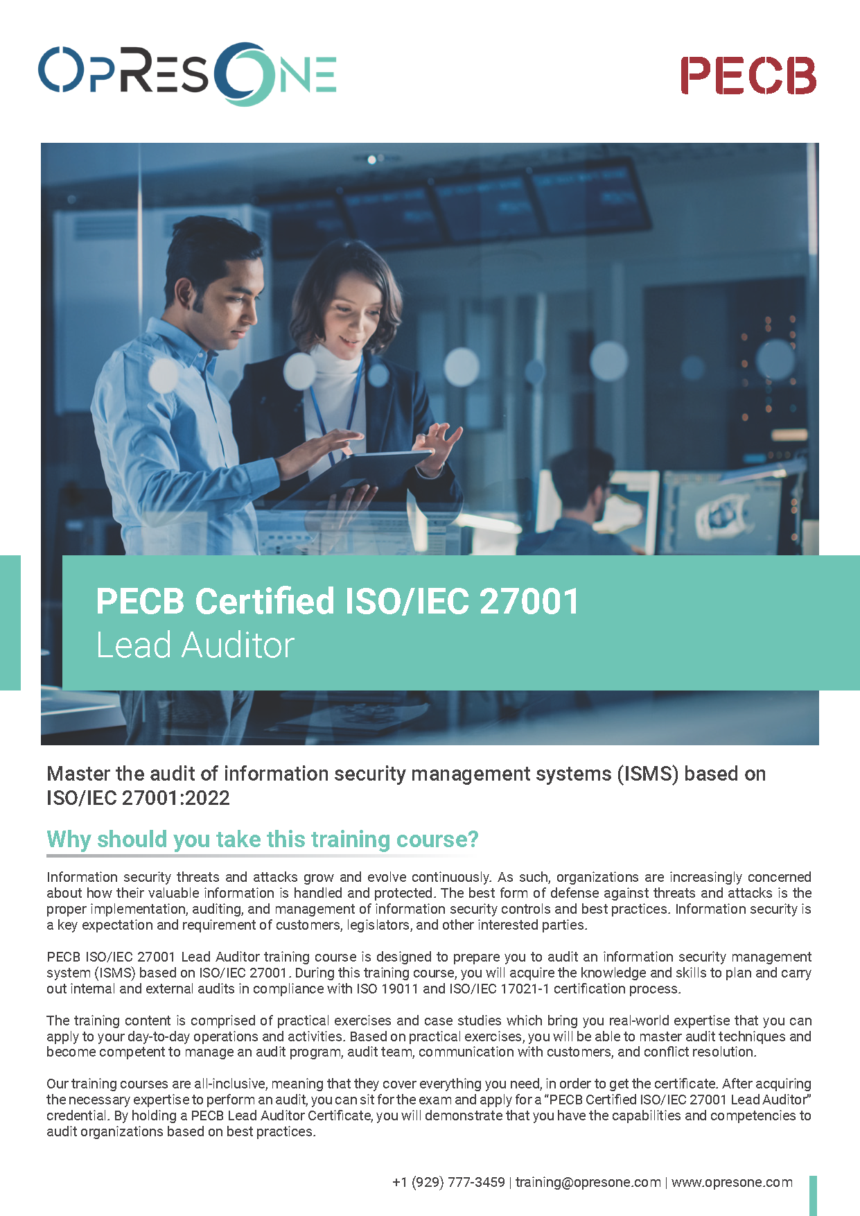 ISO 27001 Lead Auditor Certification Course