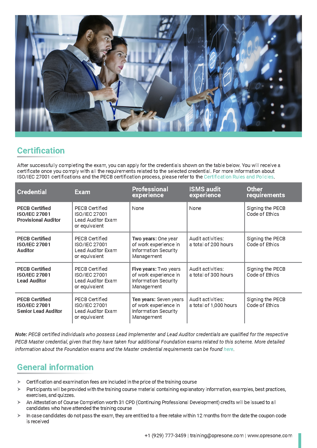 ISO 27001 Lead Auditor Certification Course