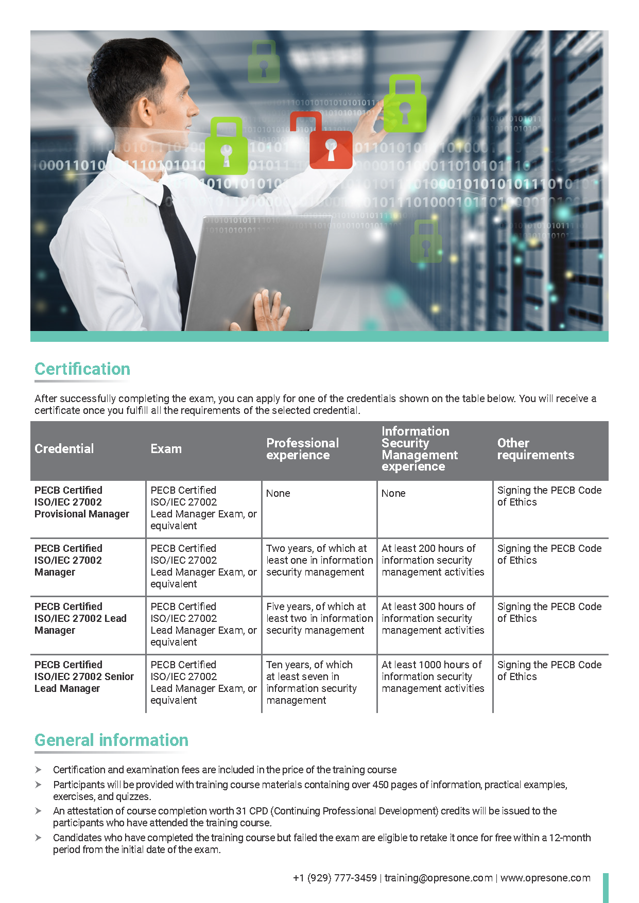 ISO/IEC 27002 Lead Manager