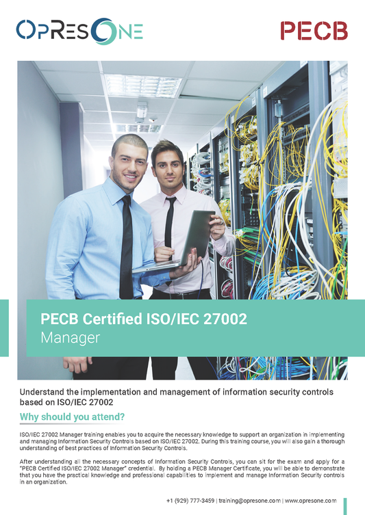 ISO/IEC 27002 Manager