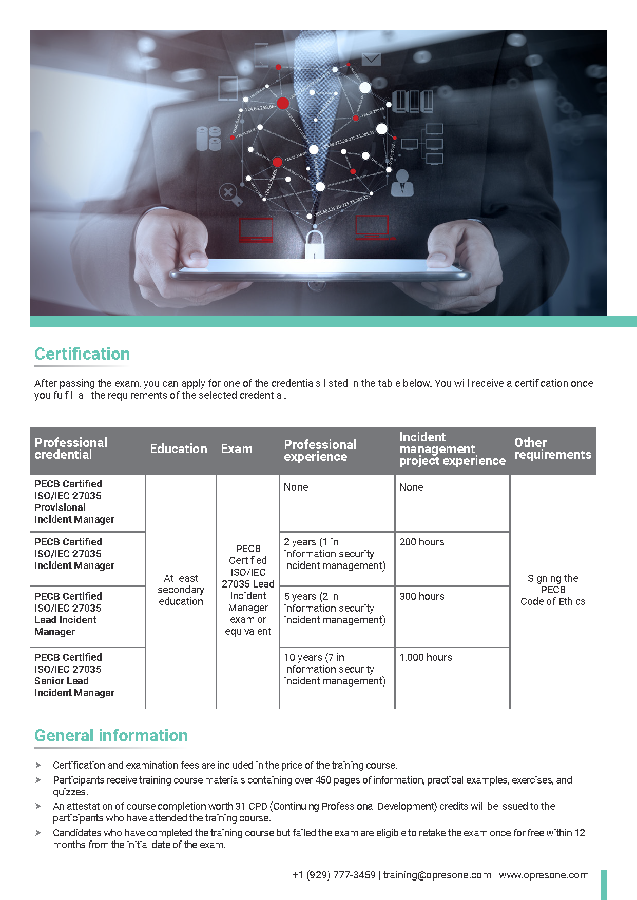 ISO 27035 Lead Incident Manager