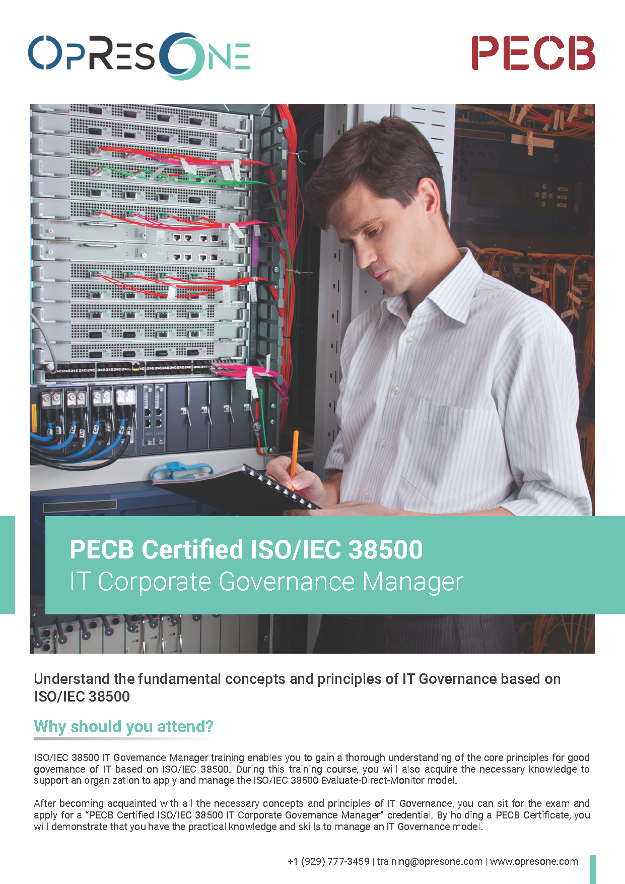 ISO/IEC 38500 IT Corporate Governance Manager Certification Course