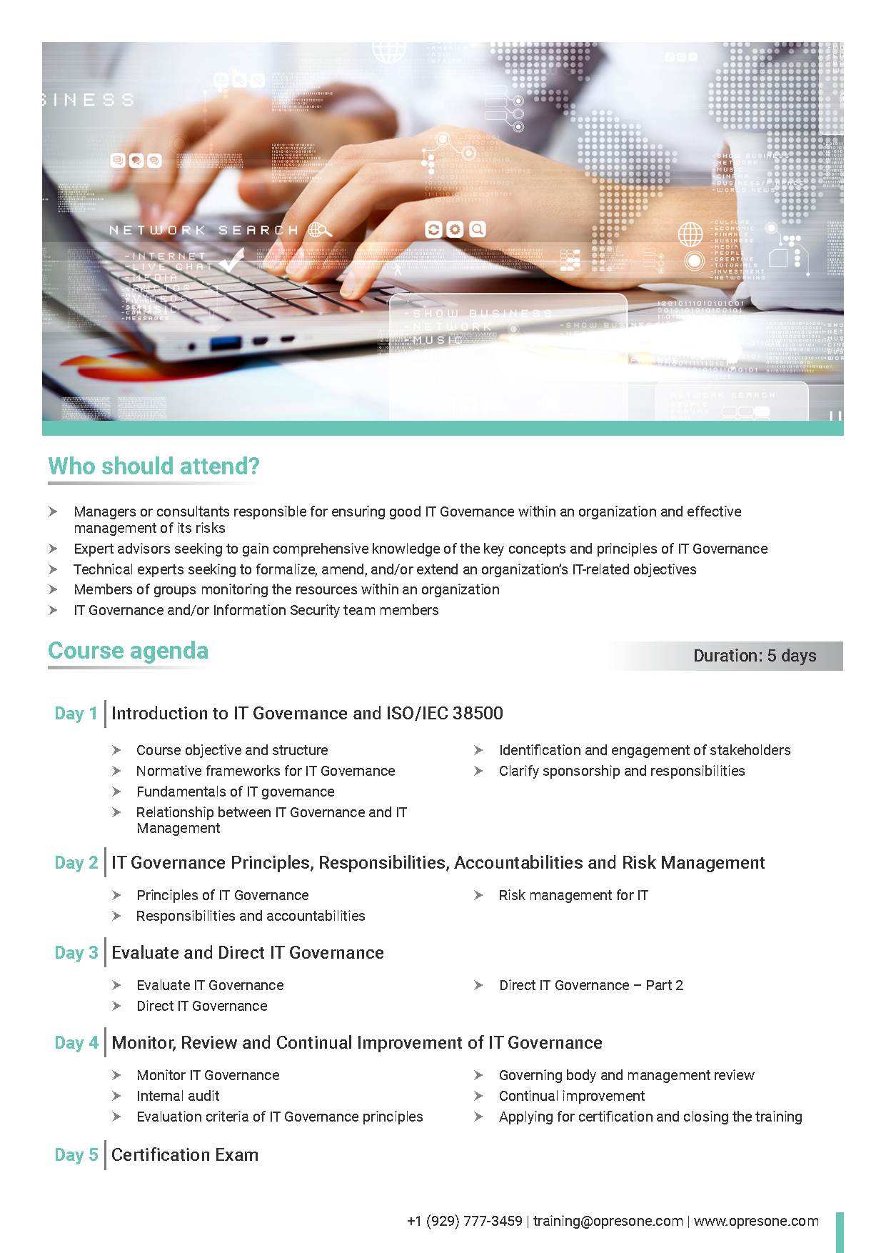 ISO/IEC 38500 Lead IT Corporate Governance Manager Certification Course