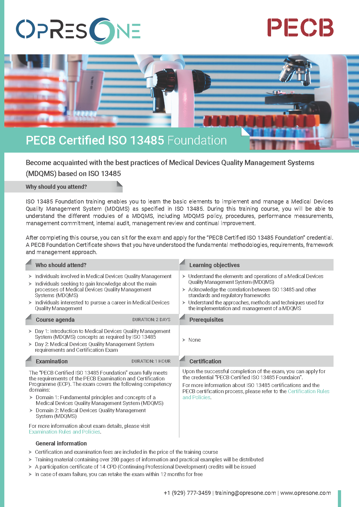 ISO 13485 Foundation Certification Course