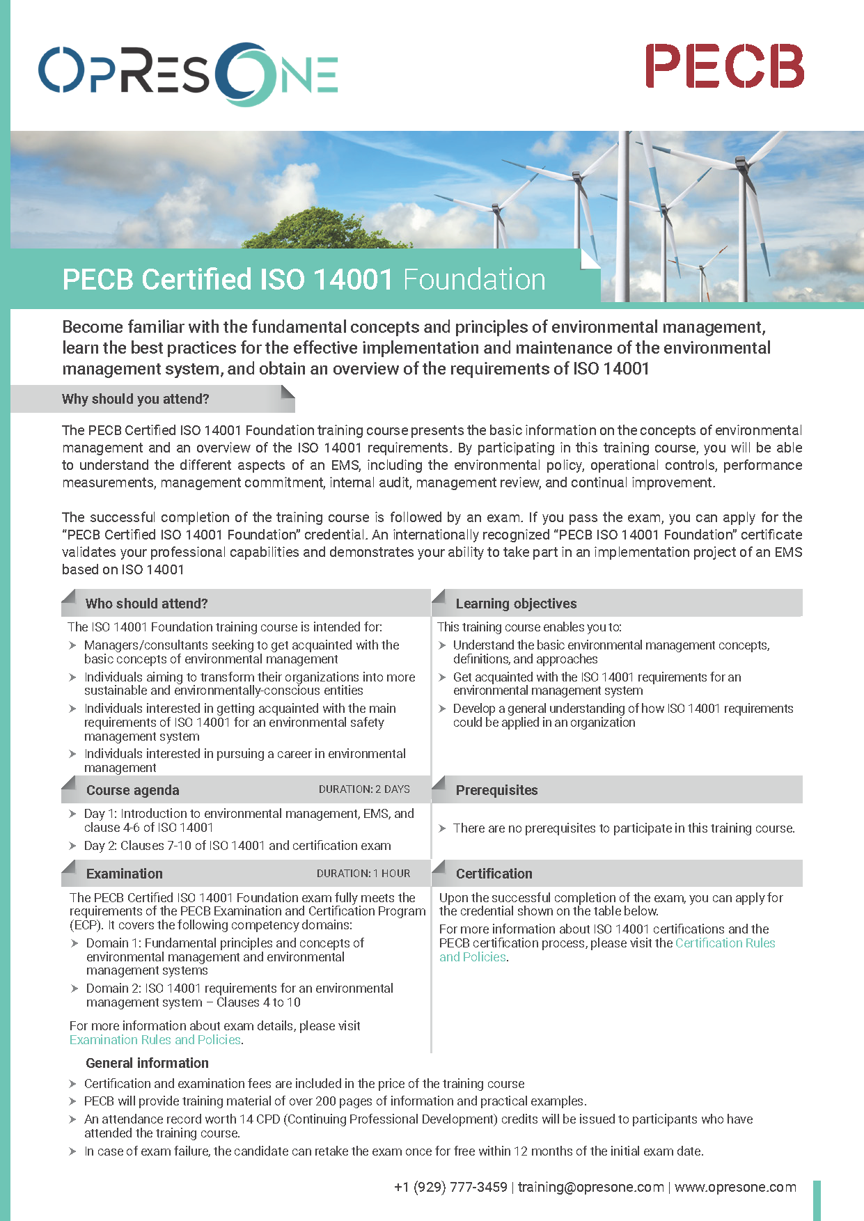 ISO 14001 Foundation Training Course