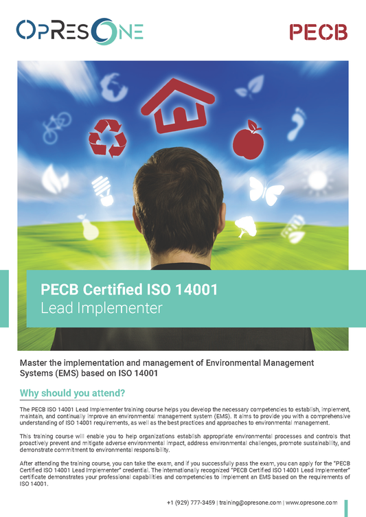 ISO 14001 Lead Implementer Certification Course