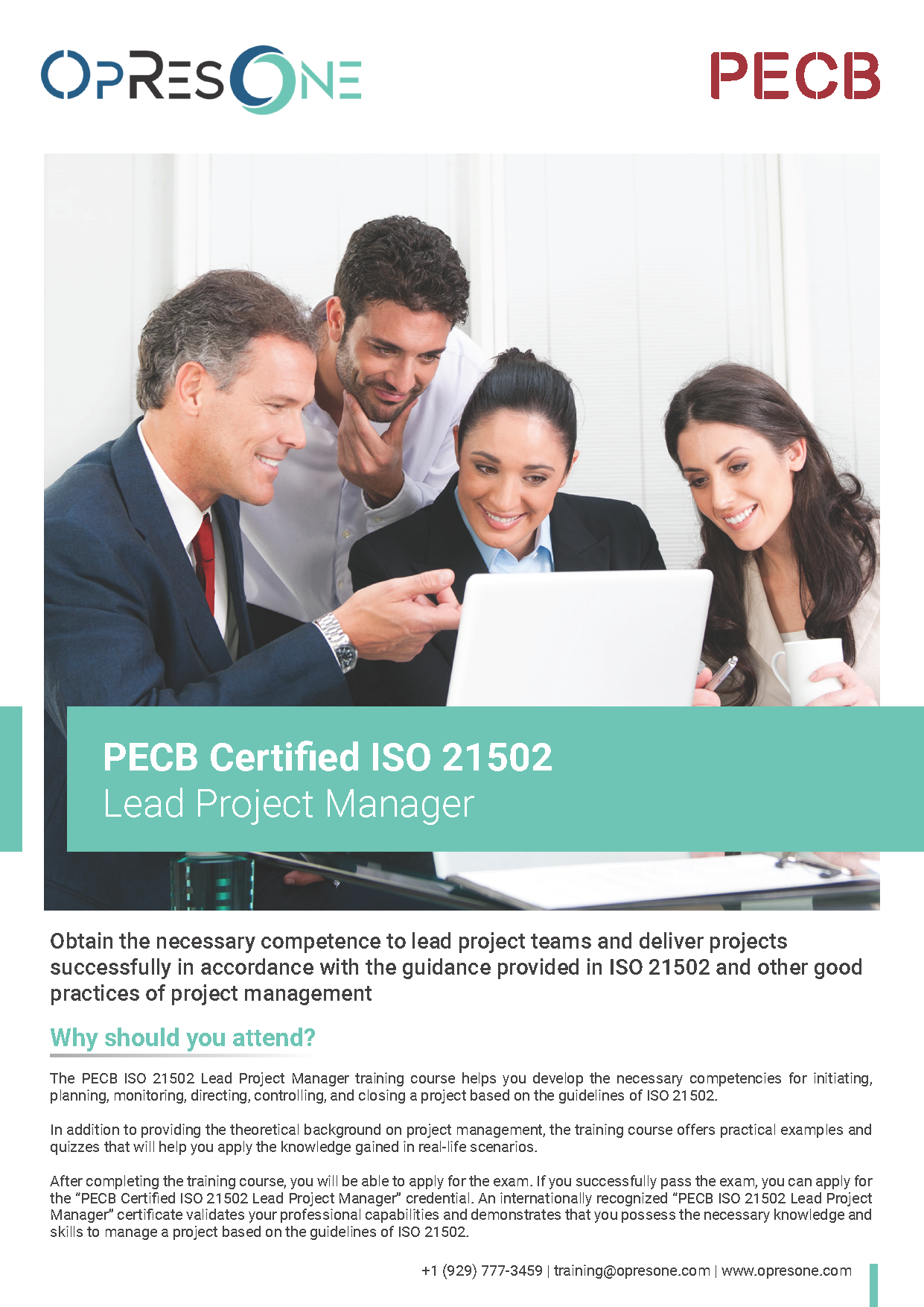 ISO 21502 Lead Project Manager Certification