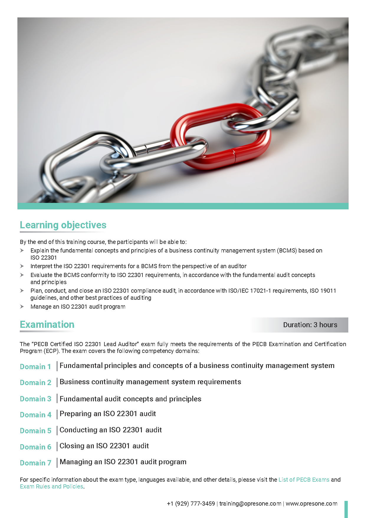 ISO 22301 Lead Auditor Certification Course