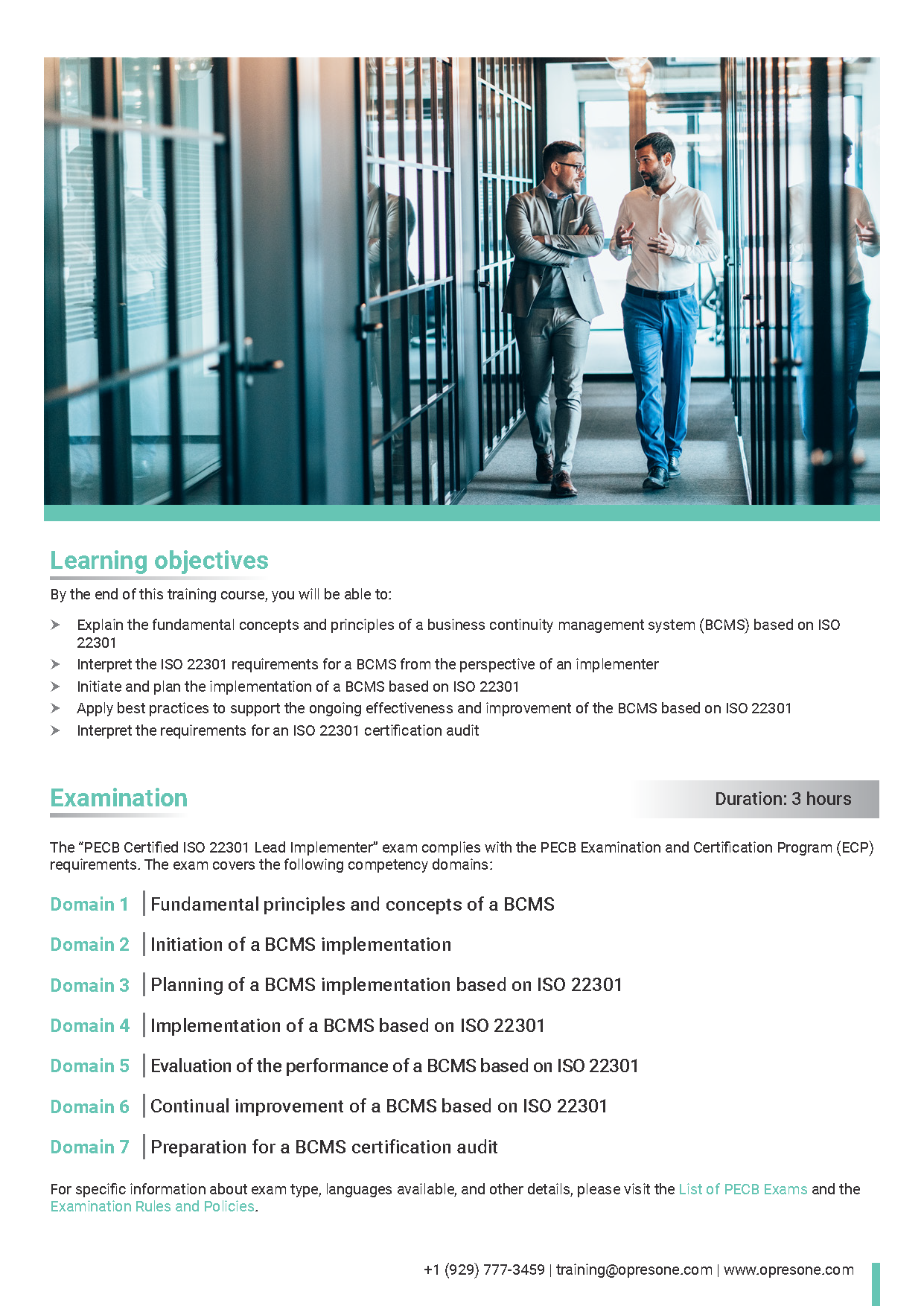 ISO 22301 Lead Implementer Certification Course