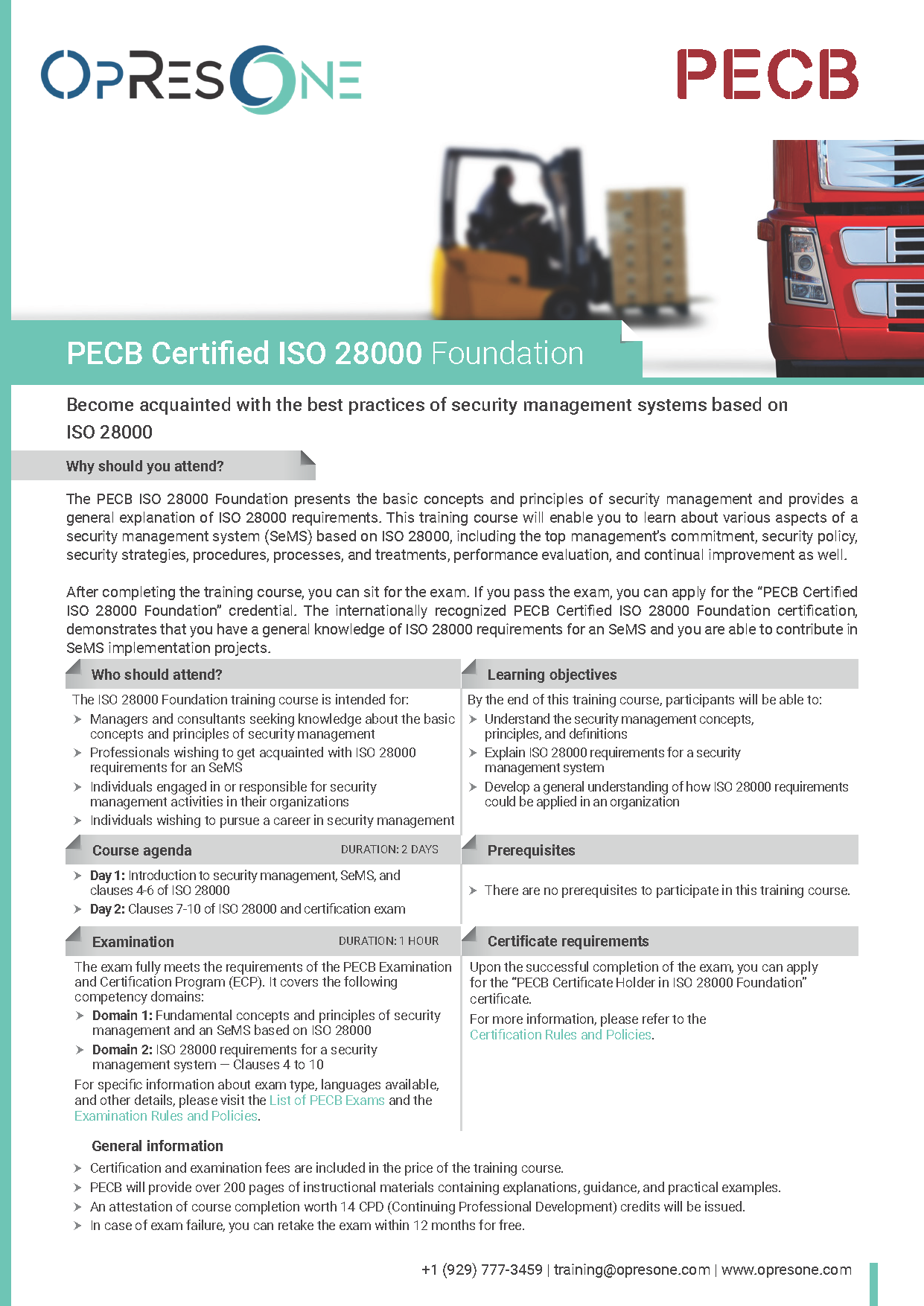 ISO 28000 Foundation