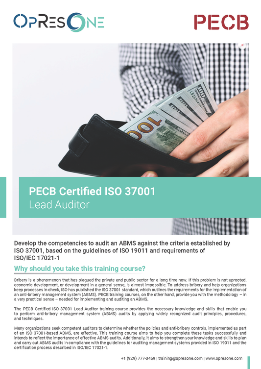 ISO 37001 Lead Auditor Certification Course