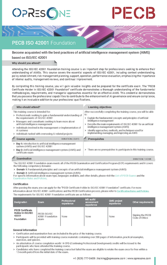 ISO 42001 Foundation