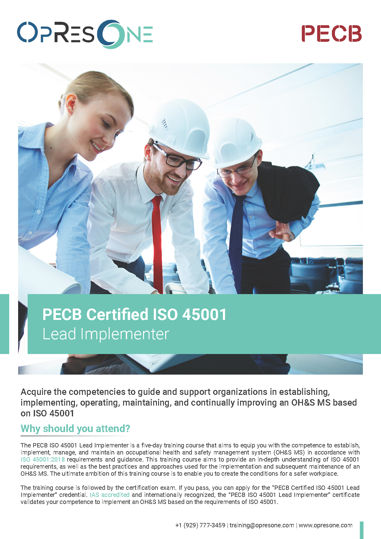 ISO 45001 Lead Implementer Certification Course