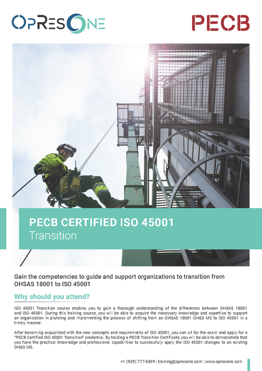 ISO 45001 Transition Orientation Course