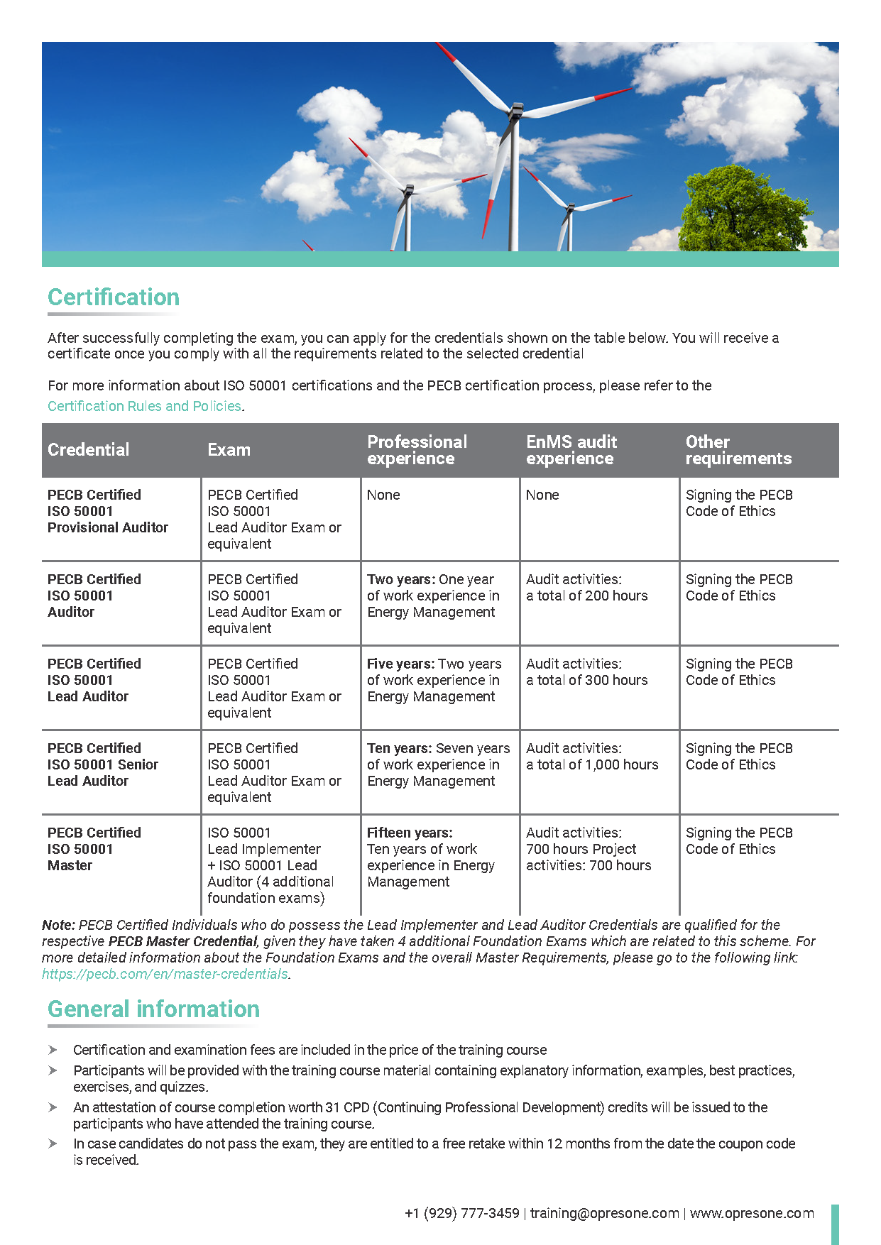 ISO 50001 Lead Auditor Certification Course