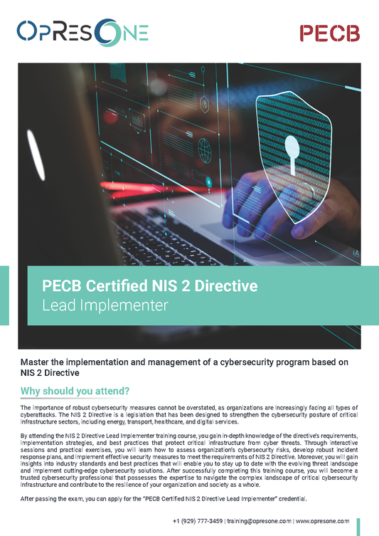 NIS 2 Directive Lead Implementer