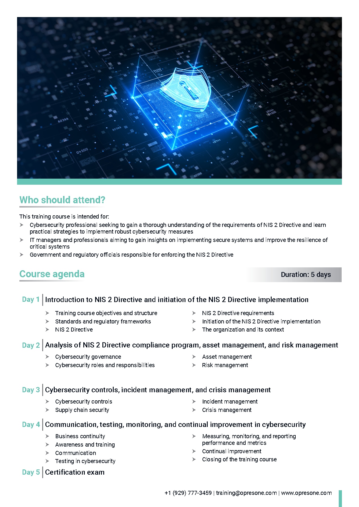 NIS 2 Directive Lead Implementer