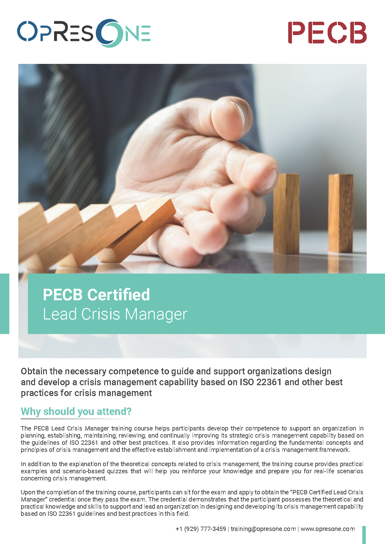 Lead Crisis Manager Certification Course