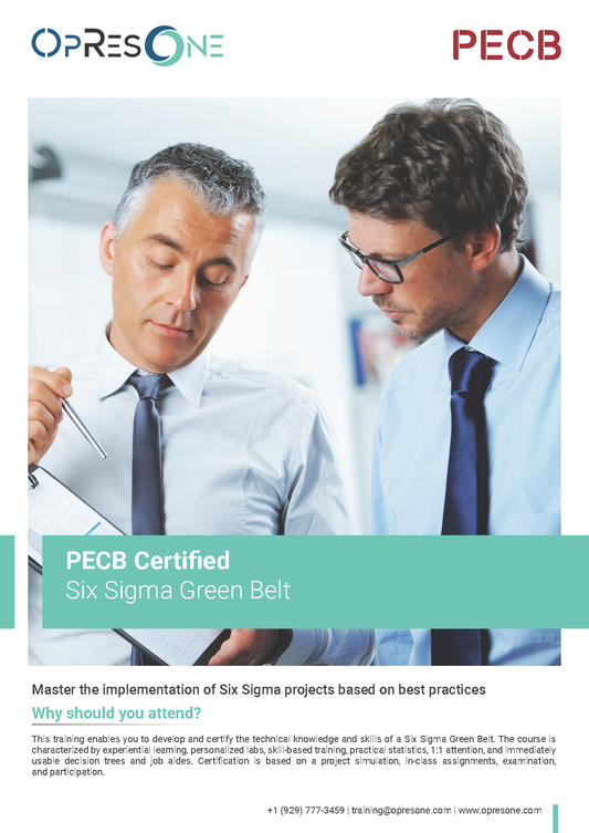 Six Sigma Green Belt Certification Course