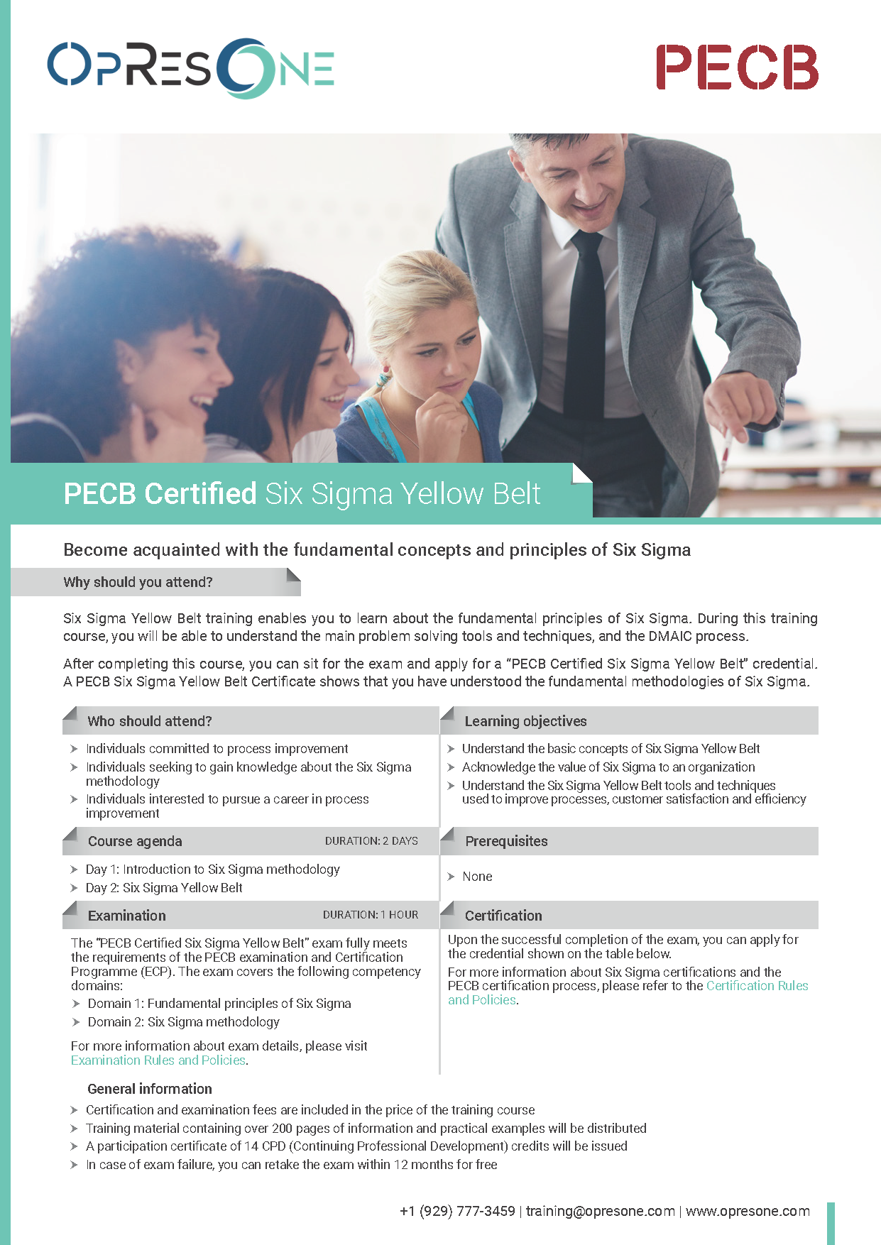 Six Sigma Yellow Belt Certification Course