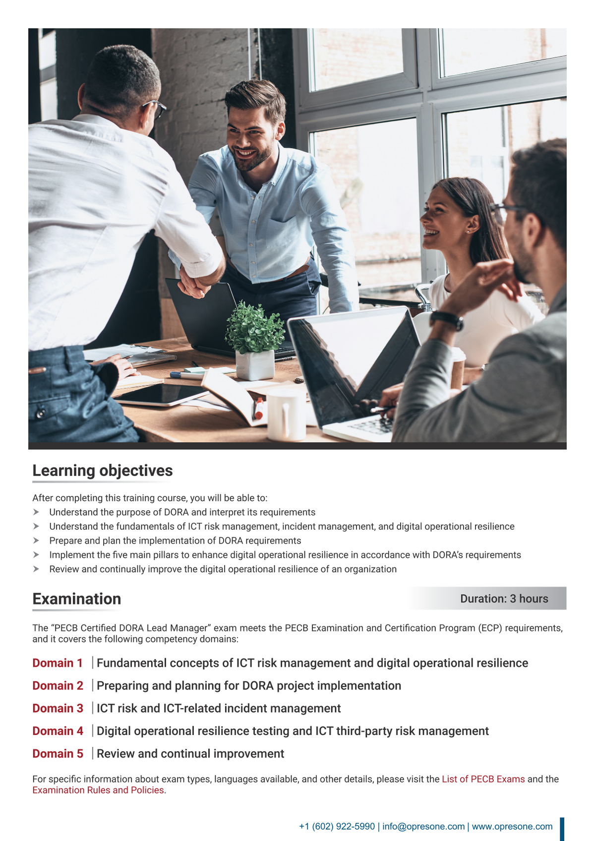 D.O.R.A. Lead Manager Certification Course
