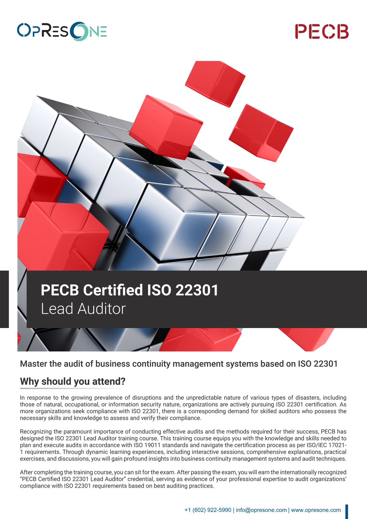 ISO 22301 Lead Auditor Certification Course