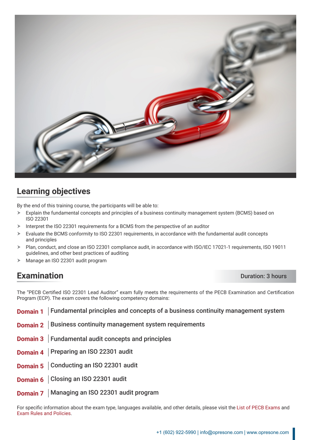 ISO 22301 Lead Auditor Certification Course