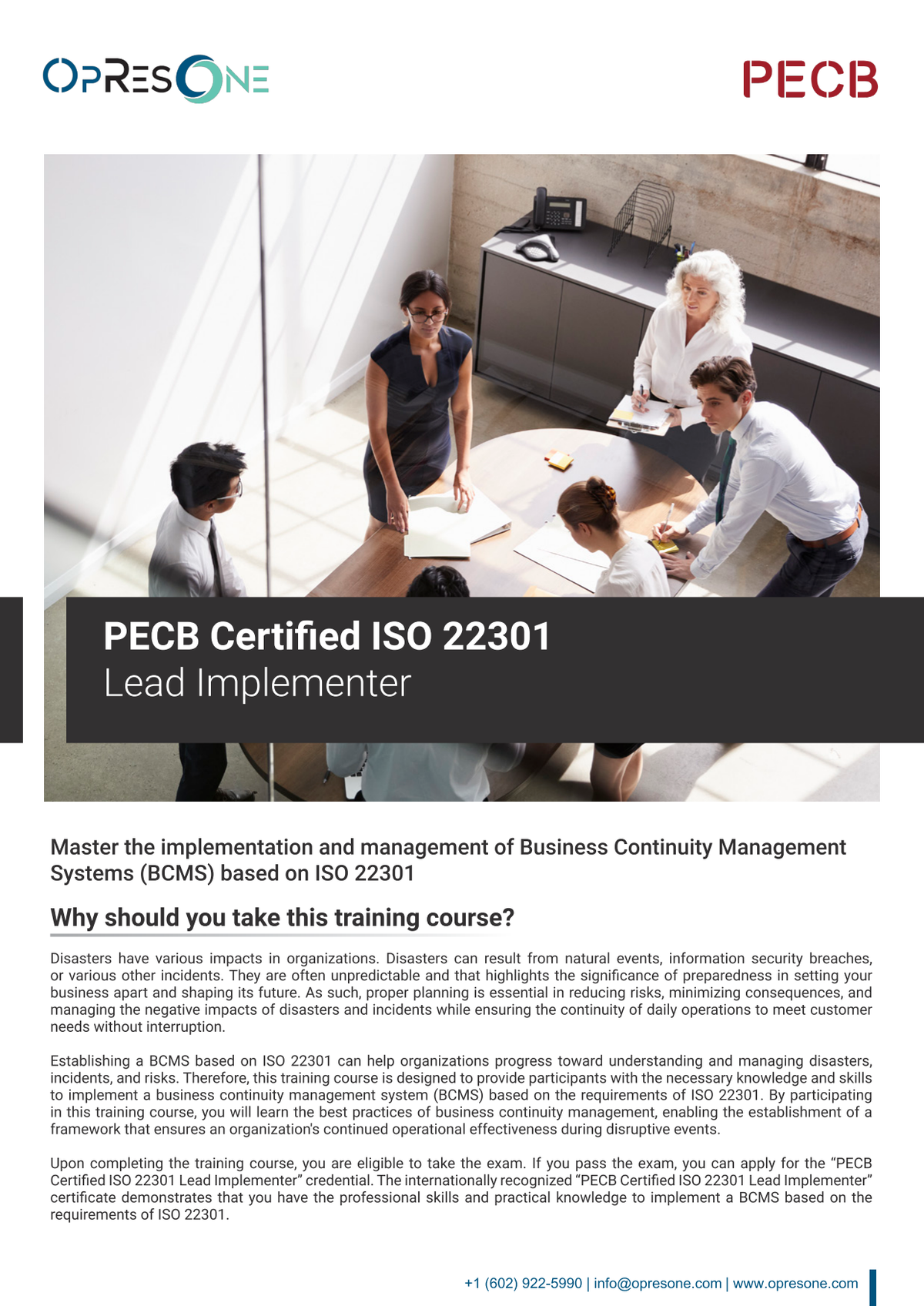 ISO 22301 Lead Implementer Certification Course