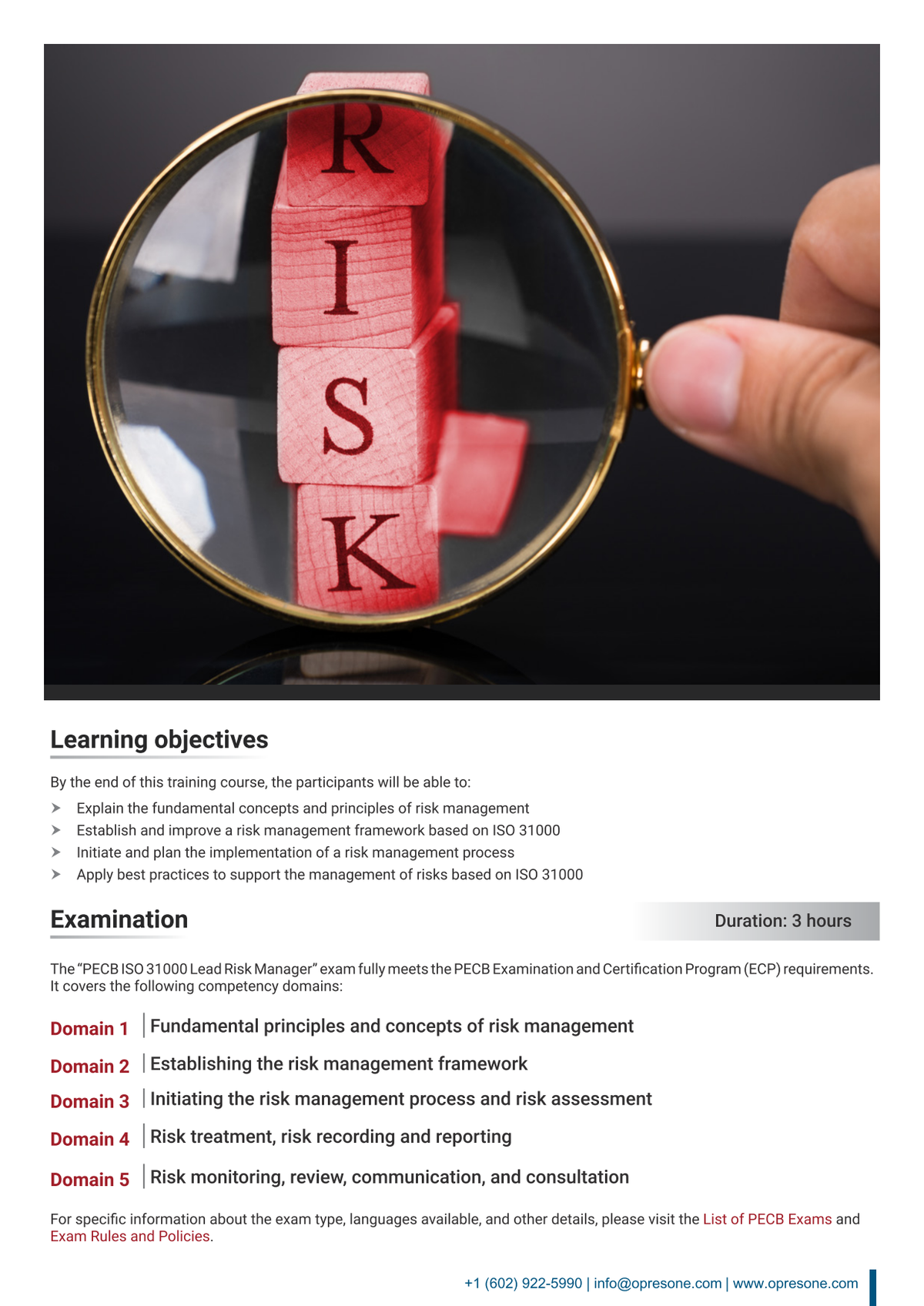 ISO 31000 Lead Risk Manager Certification Course