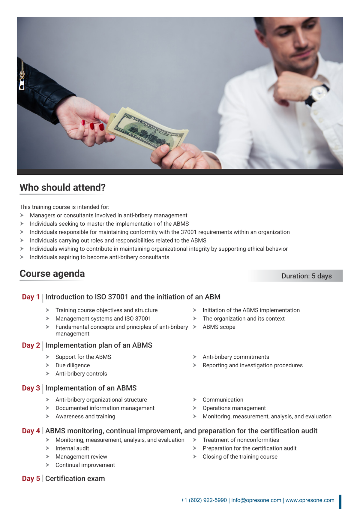 ISO 37001 Lead Implementer Certification Course