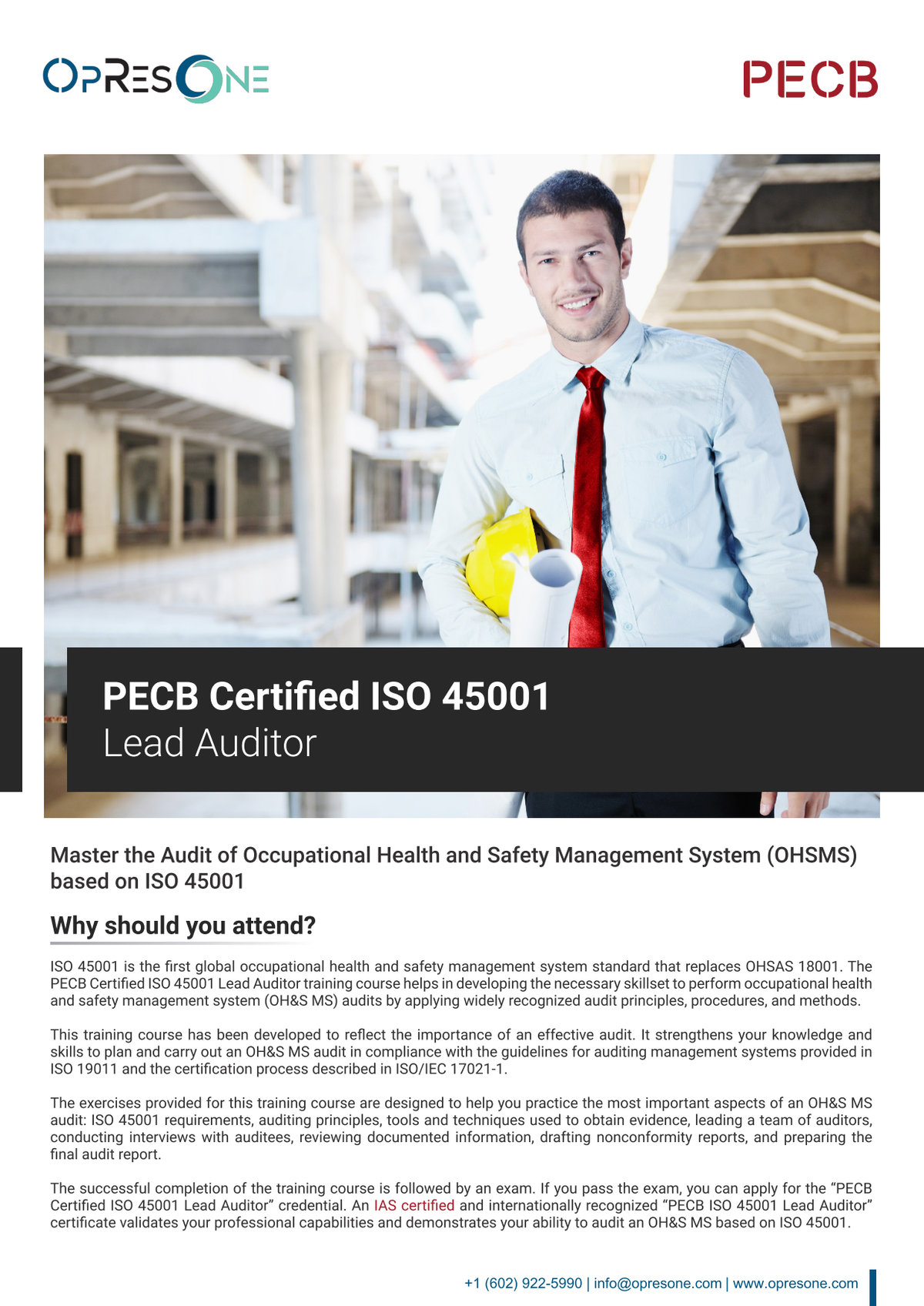 ISO 45001 Lead Auditor Certification Course
