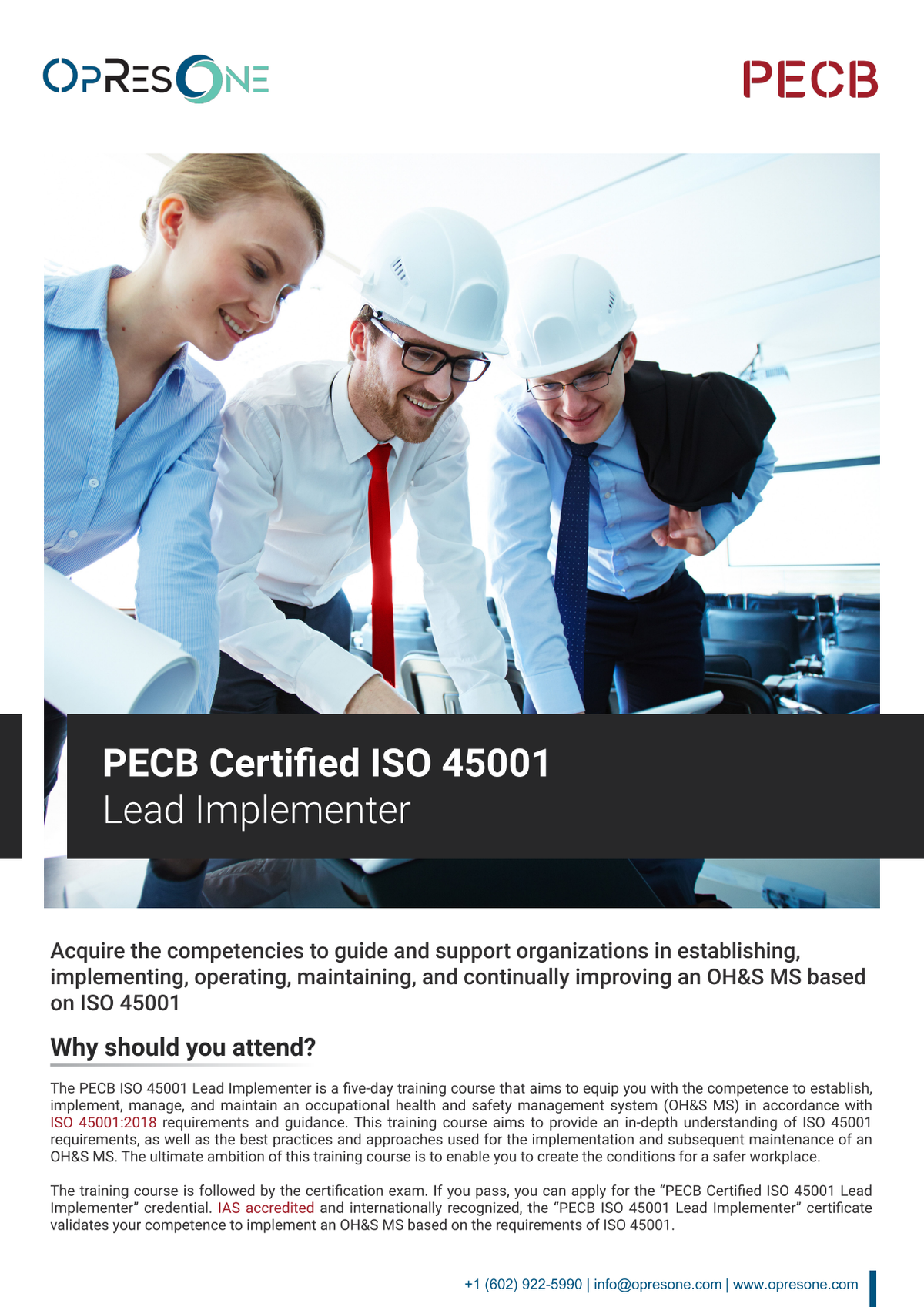 ISO 45001 Lead Implementer Certification Course