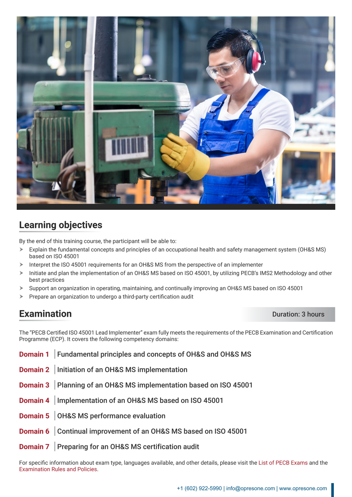 ISO 45001 Lead Implementer Certification Course